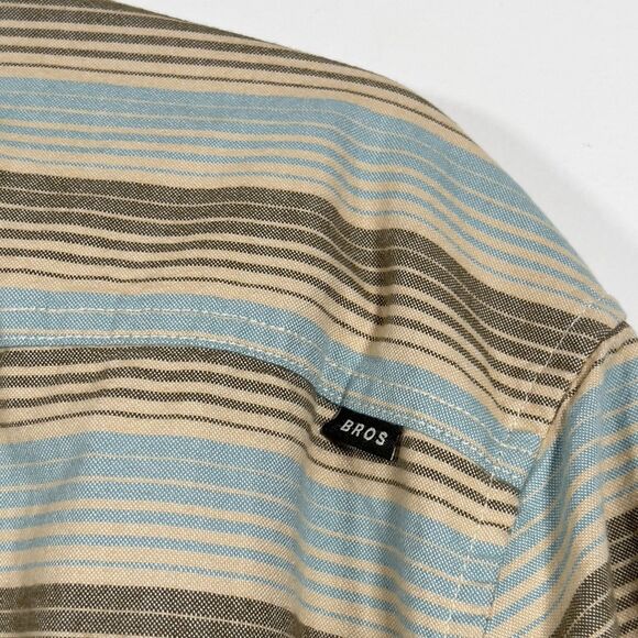 Howler Bros Enfield Long Sleeve Mens Sz L Multicolor Striped Button Up - Picture 7 of 14